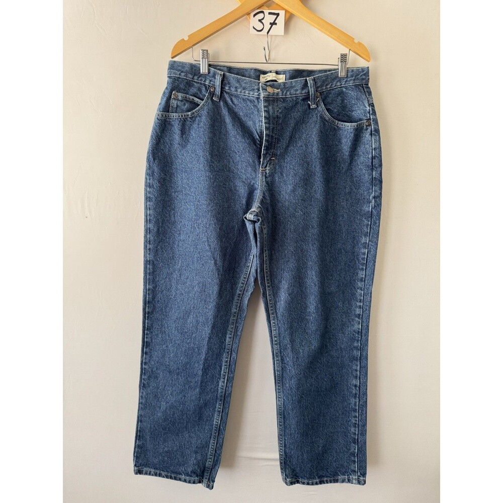 Riders by Lee Jeans Womens Relaxed Fit Blue 100% Cotton Made Mexico Mom Jeans